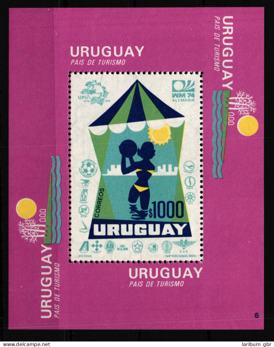 Uruguay Block 20 Postfrisch Lufthansa #GF448 - Uruguay