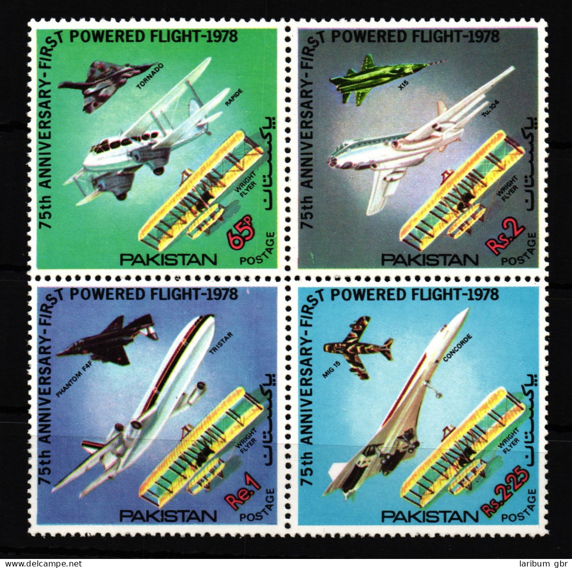 Pakistan 475-478 Postfrisch Flugzeuge #GF472 - Pakistan