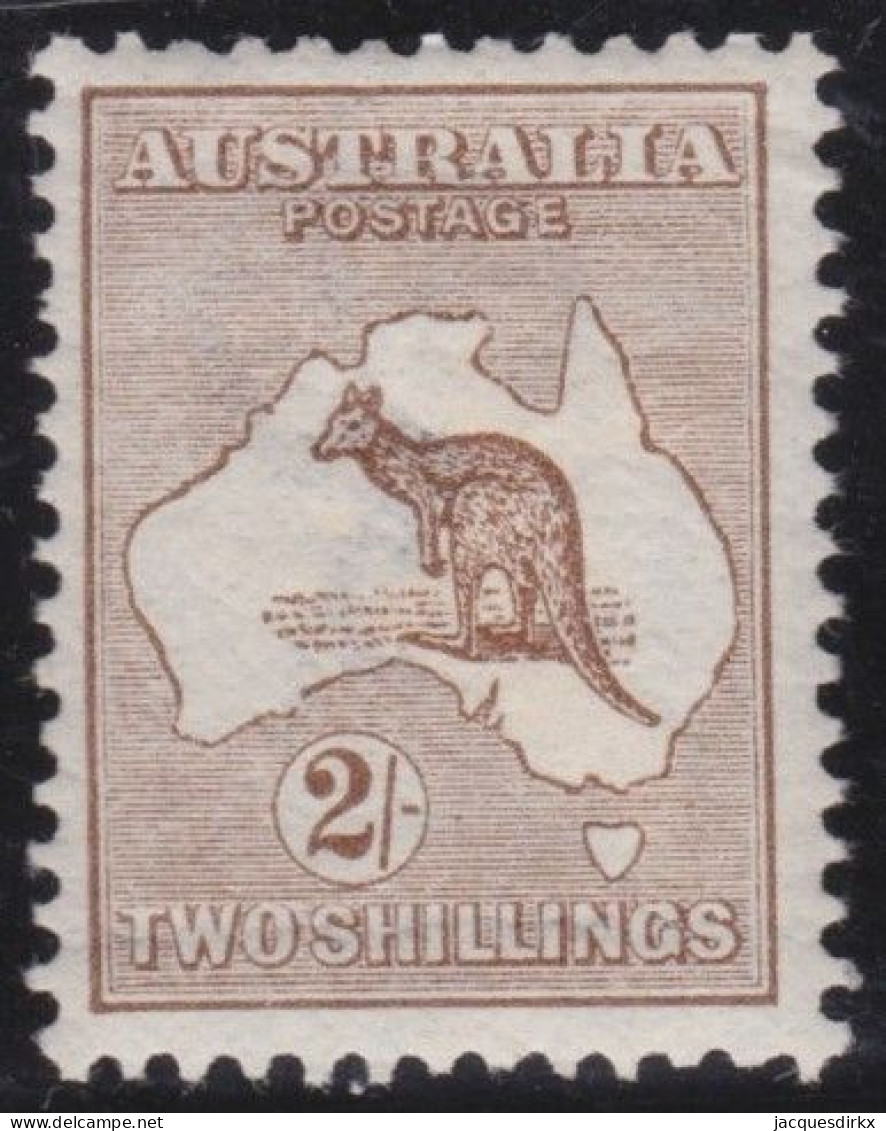 Australia    .   SG    .   12 (2 Scans)    .    1913/14         .   *      .     Mint-hinged - Neufs