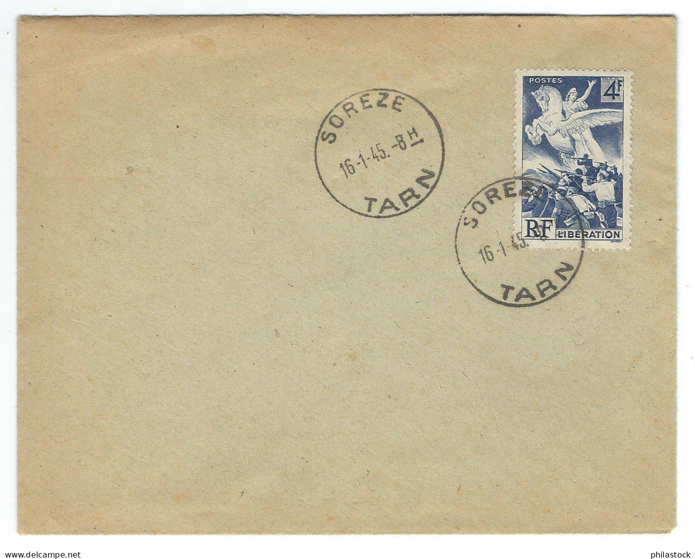 FRANCE 1945 N° 669 FDC - ....-1949