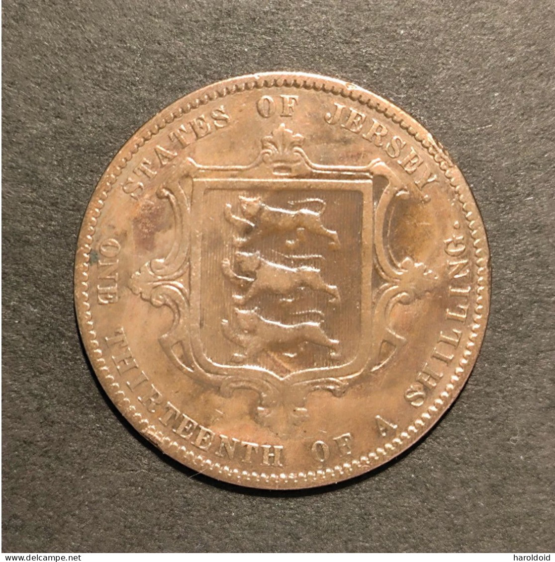 JERSEY - 1/12 SHILLING VICTORIA 1870 - Jersey