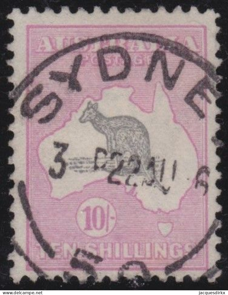 Australia    .   SG    .   15  (2 Scans)      .    1913/14         .   O      .     Cancelled - Gebruikt