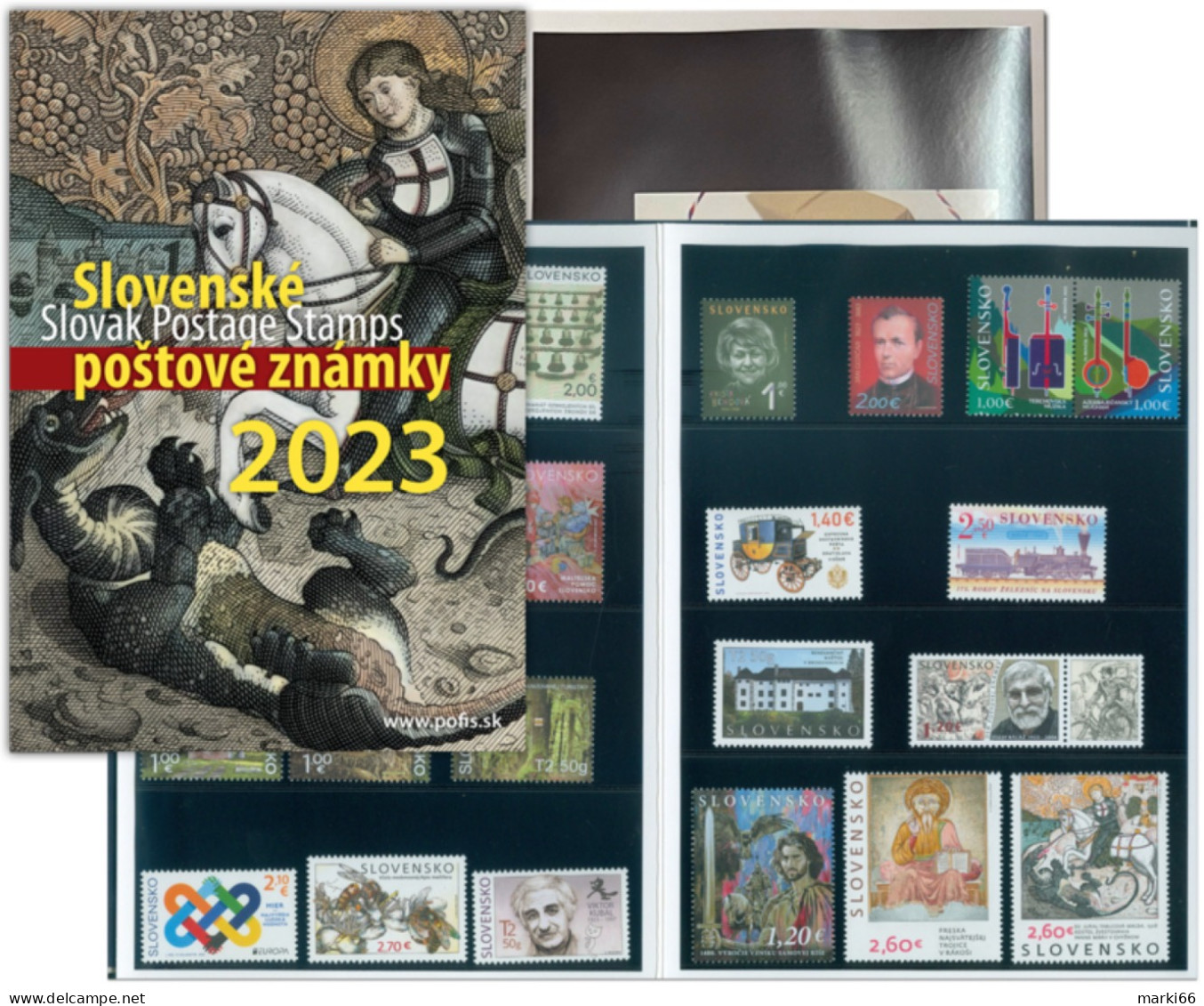 Slovakia - 2023 - Complete Annual Set - All Stamps And Souvenir Sheet Of 2023 - Full Years