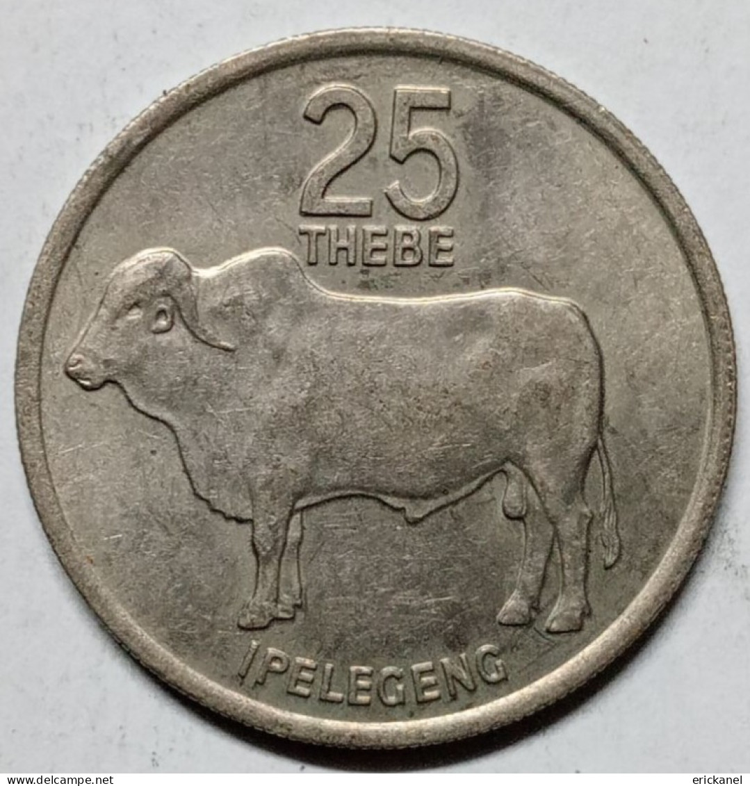 1976 BOTSWANA 25 THEBE - UNCIRCULATED CONDITION - Botswana