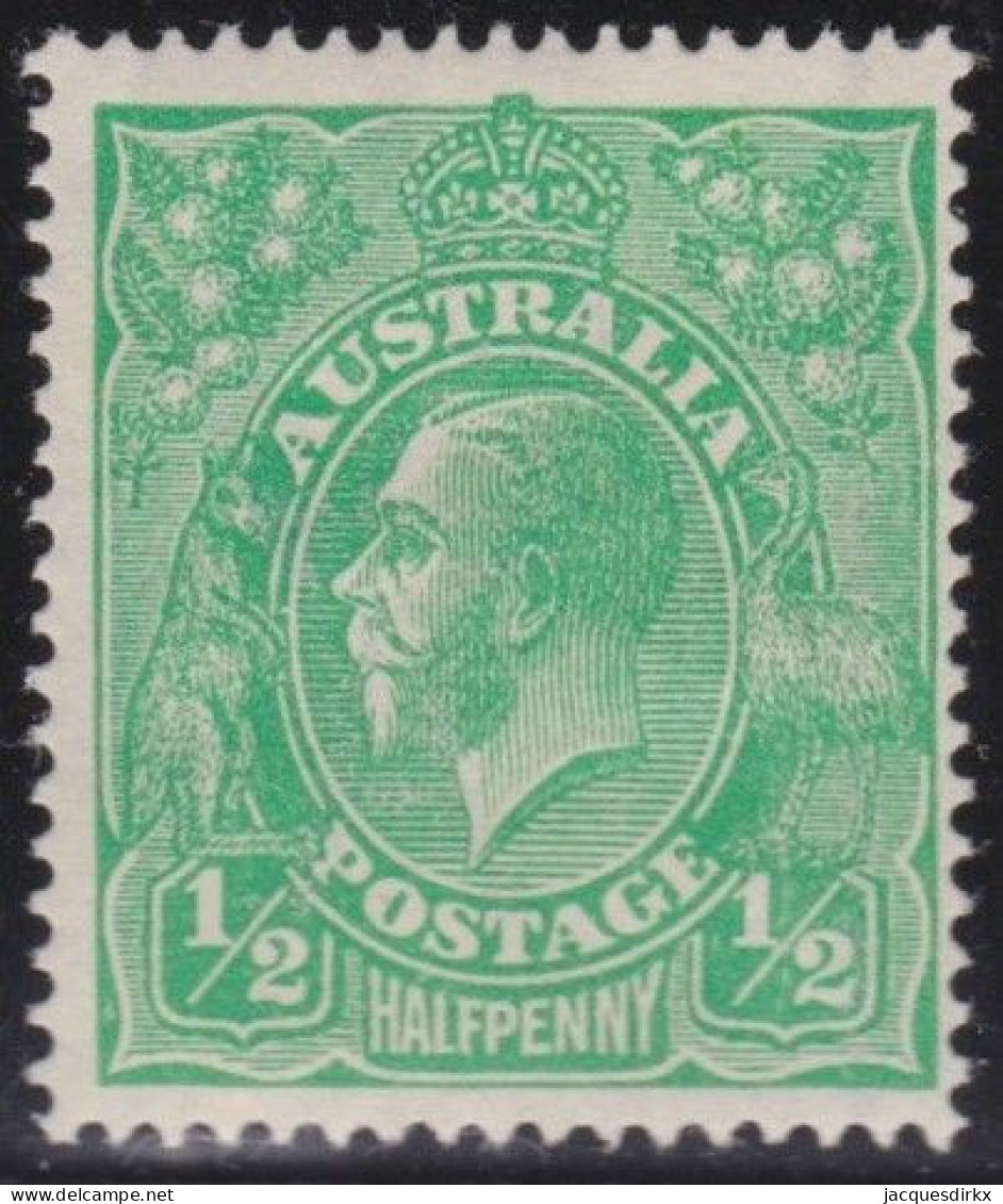 Australia    .   SG    .   20      .    1914/20         .   *      .     Mint-hinged - Ongebruikt