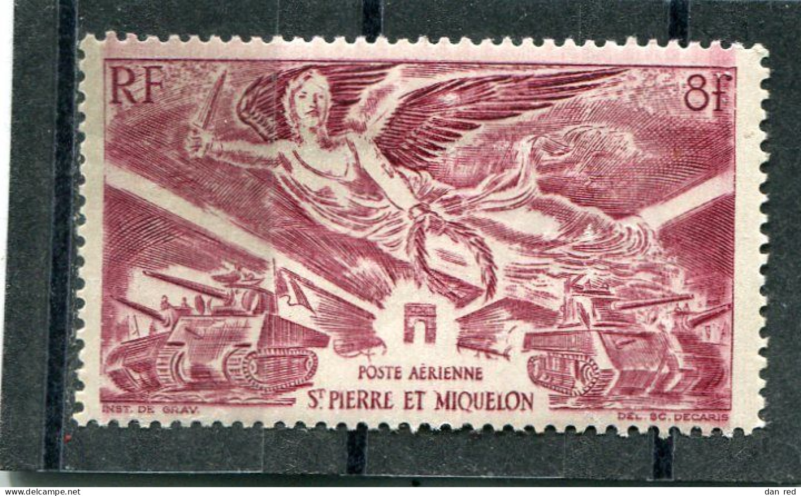 SAINT-PIERRE ET MIQUELON N° 11 * PA (Y&T) (Neuf Charnière) (gomme Dégradé) - Ungebraucht