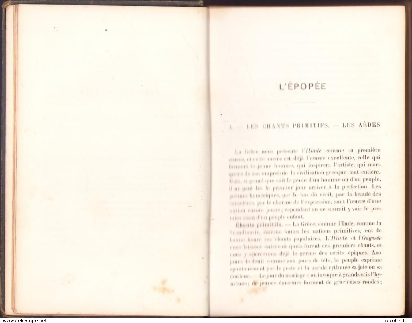 Historie sommaire de la litterature greque par Georges Edet, 1887 C2163