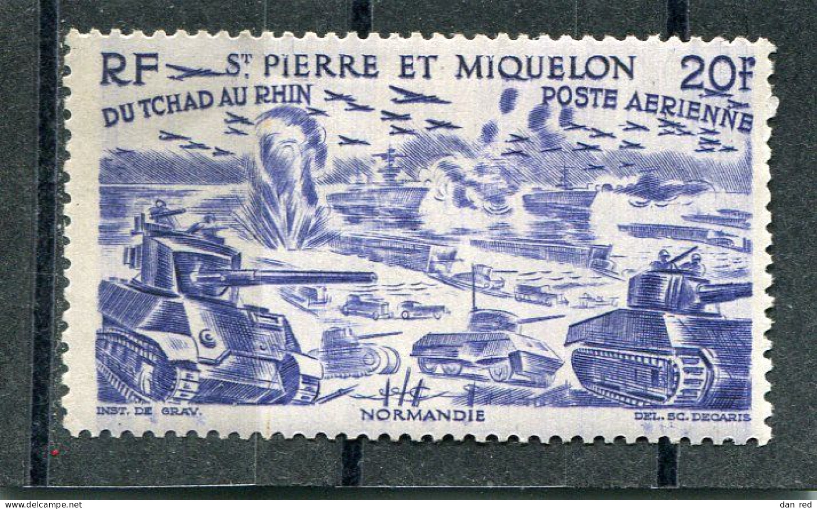 SAINT-PIERRE ET MIQUELON N° 15 * PA (Y&T) (Neuf Charnière) - Unused Stamps