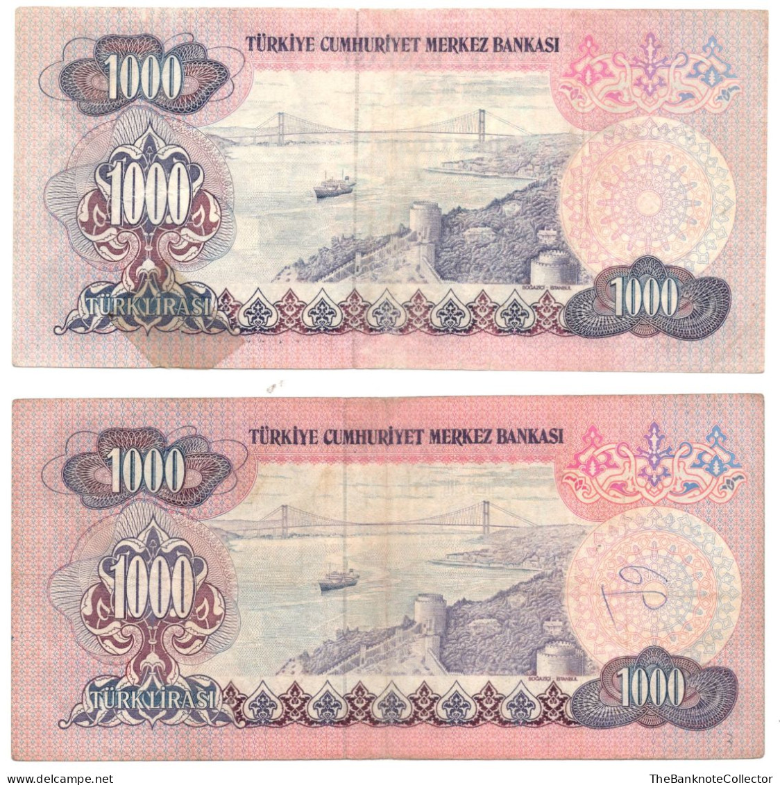 Turkey 1000 Lira 1972 P-191 VF - Turquie