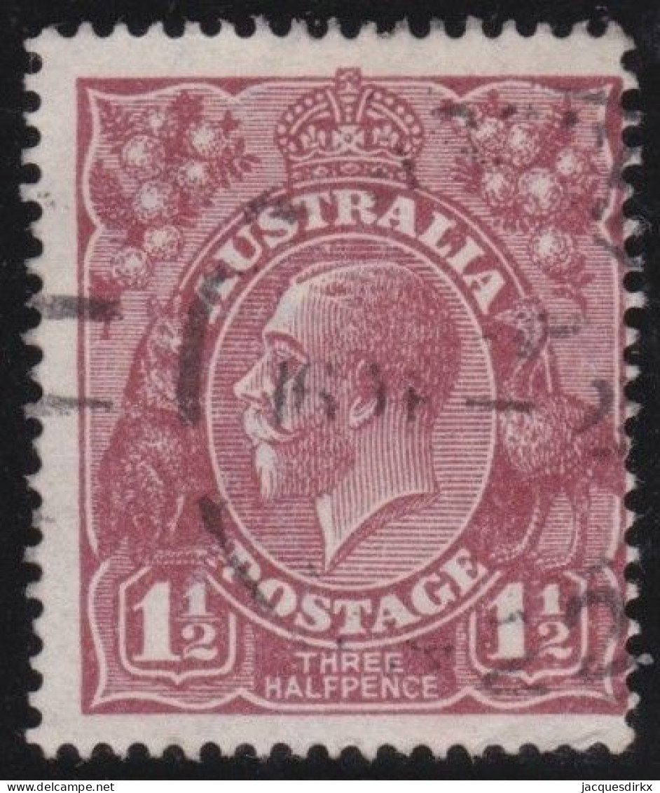 Australia    .   SG    .   52      .    1918/20         .   O      .     Cancelled - Used Stamps