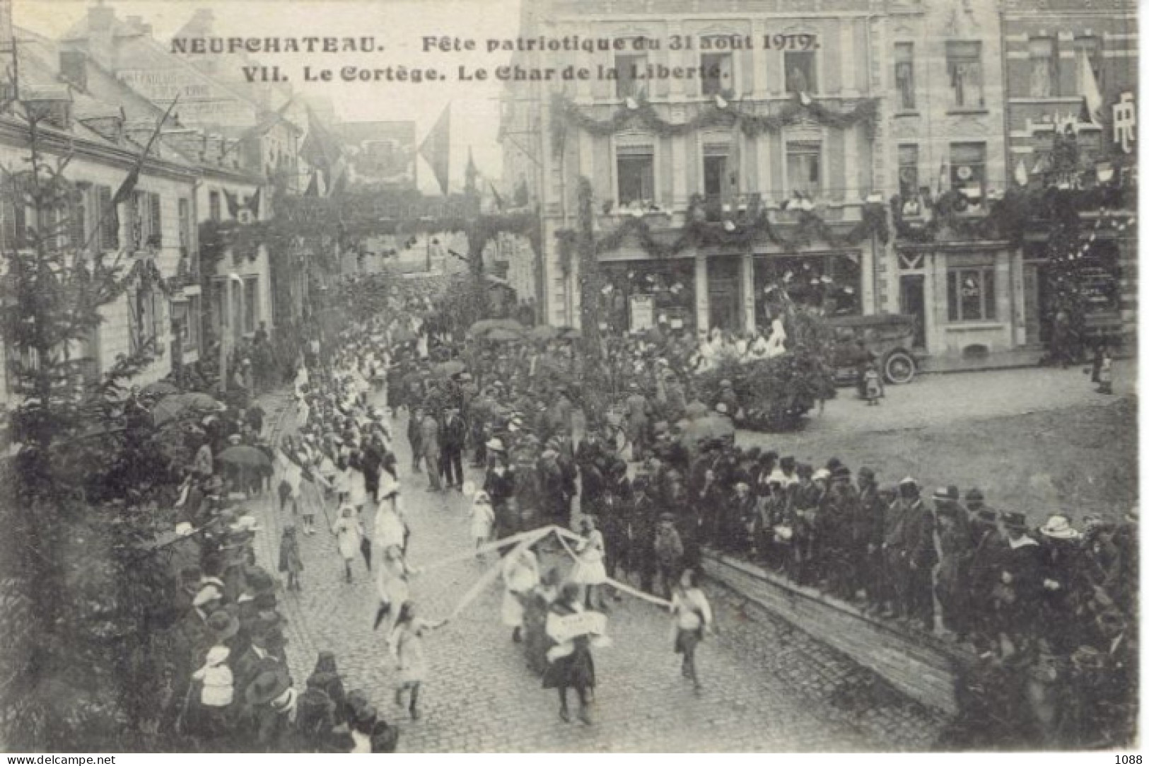 NEUFCHATEAU     Fète Patriotique Du 31  8 1919 - Neufchâteau