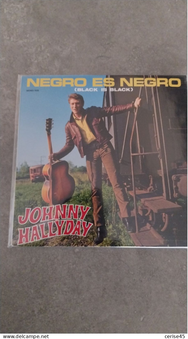 CD JOHNNY HALLYDAY NEGRO ES NEGRO..BLACK IS BLACK - Other & Unclassified