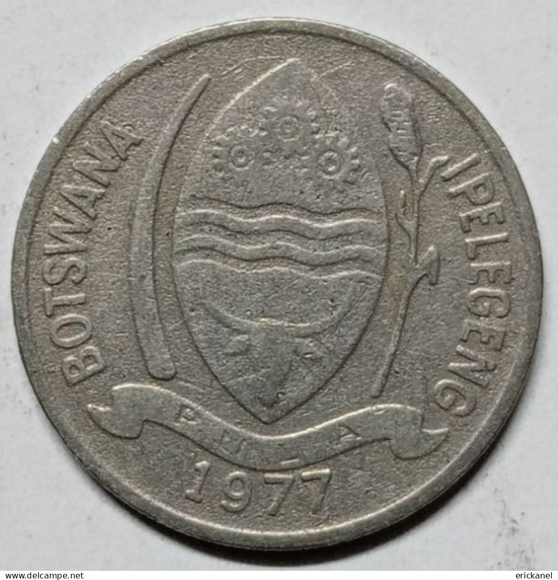 1977 BOTSWANA 10 THEBE - VERY GOOD DETAILS - Botswana