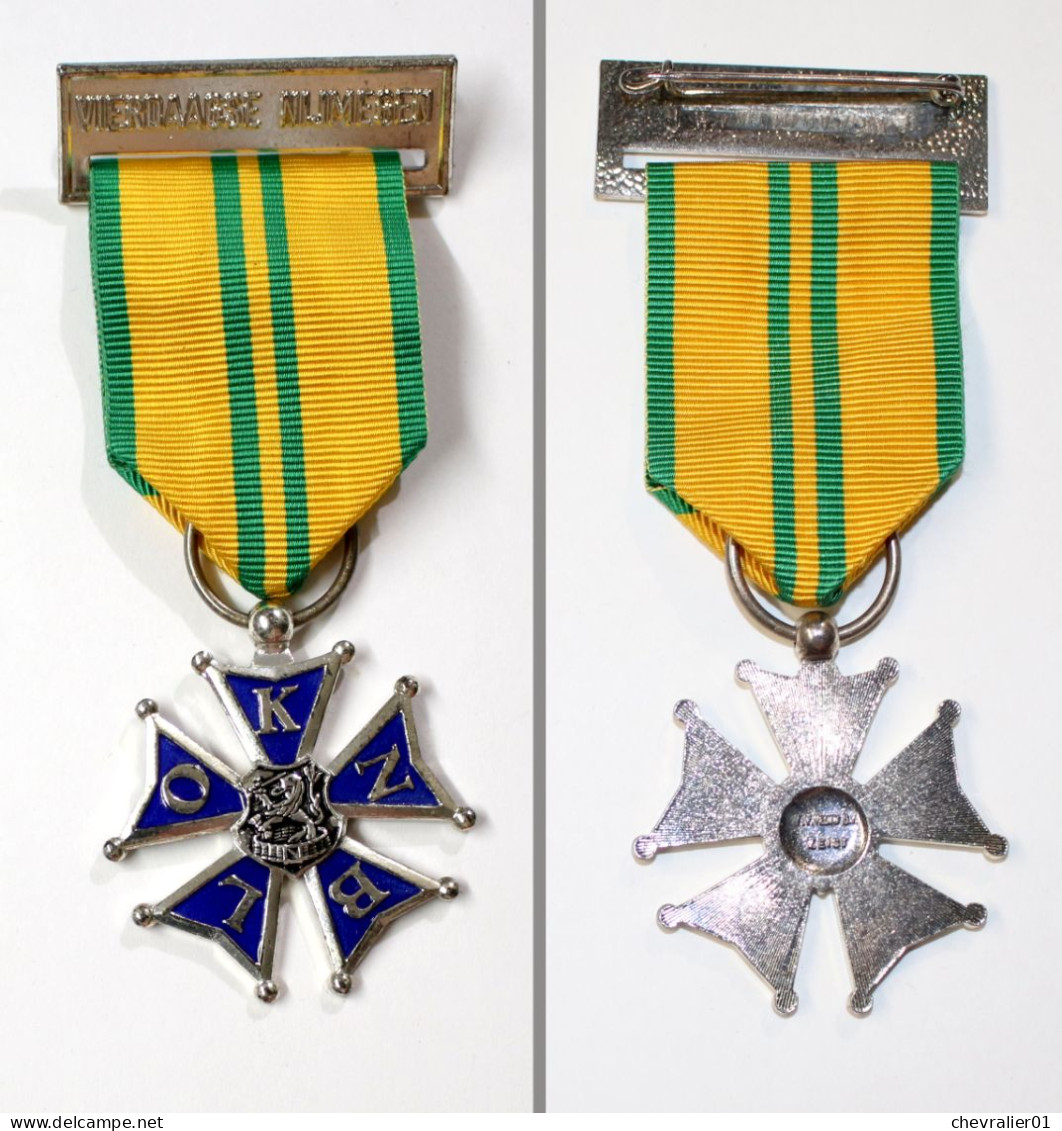 Militaria-Insigne_marche_NL_003_Médaille Sportive_Croix De Vierdaagse – Vierdaagsekruis_22-04 - Other & Unclassified