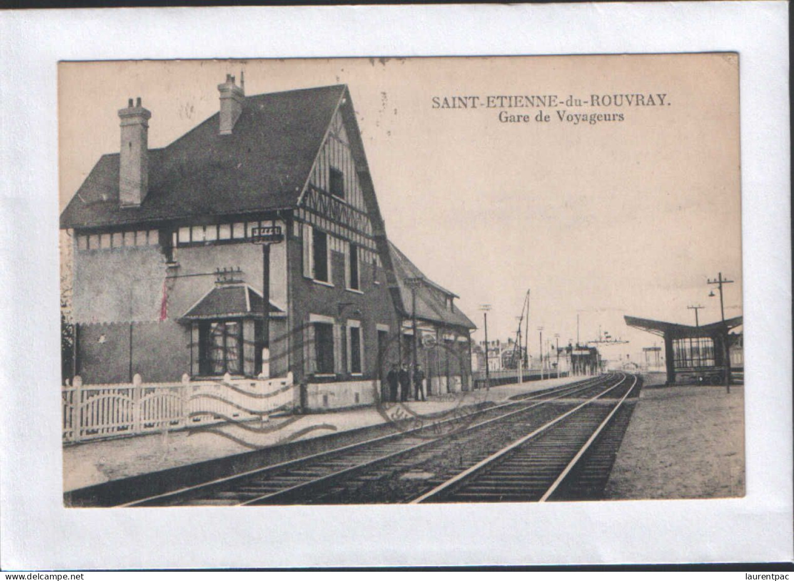 Saint-Etienne-du-Rouvray - Gare De Voyageurs 1935 ( Avec Verso ) - Saint Etienne Du Rouvray