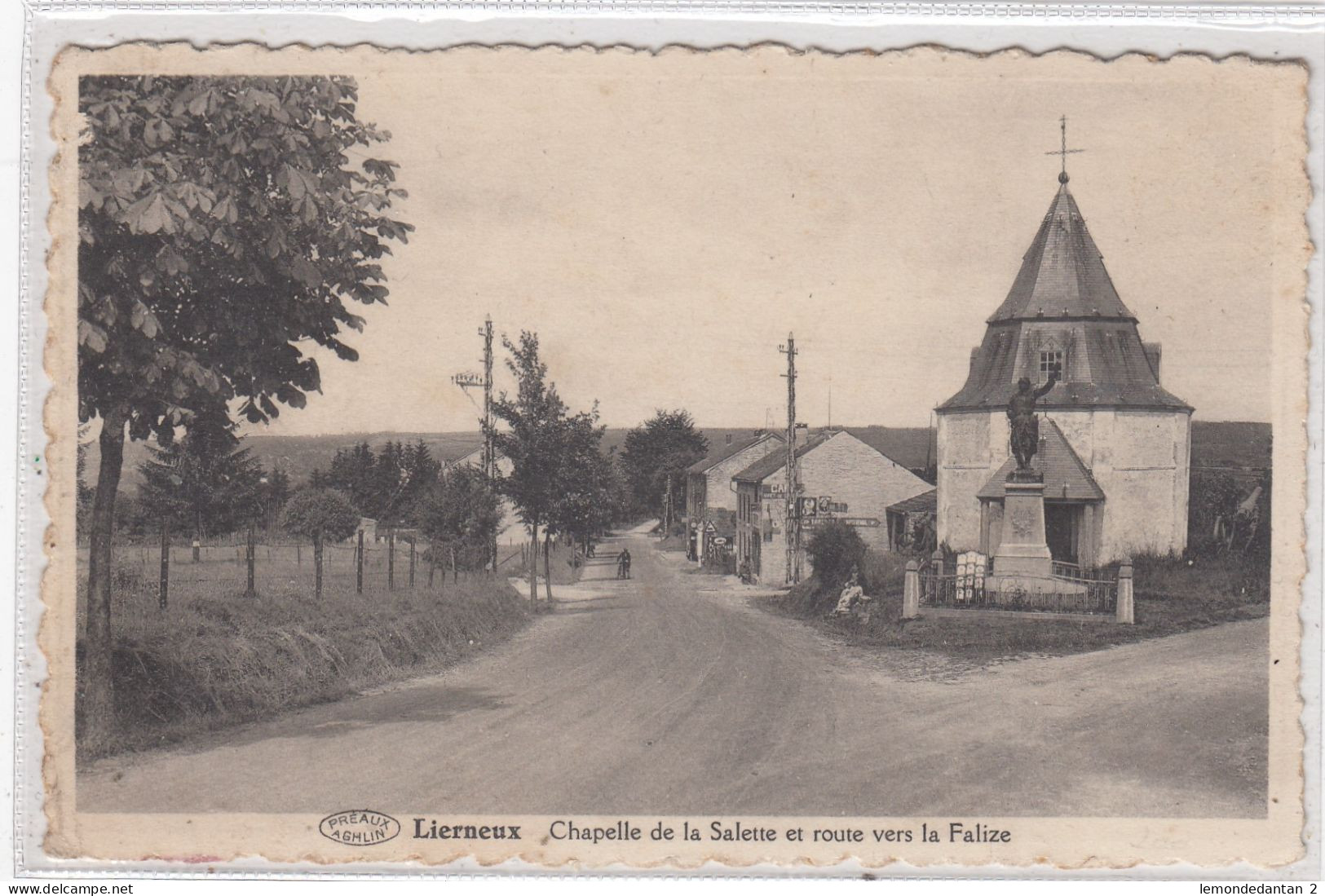 Lierneux. Chapelle De La Salette Et Route Vers La Falize. * - Lierneux