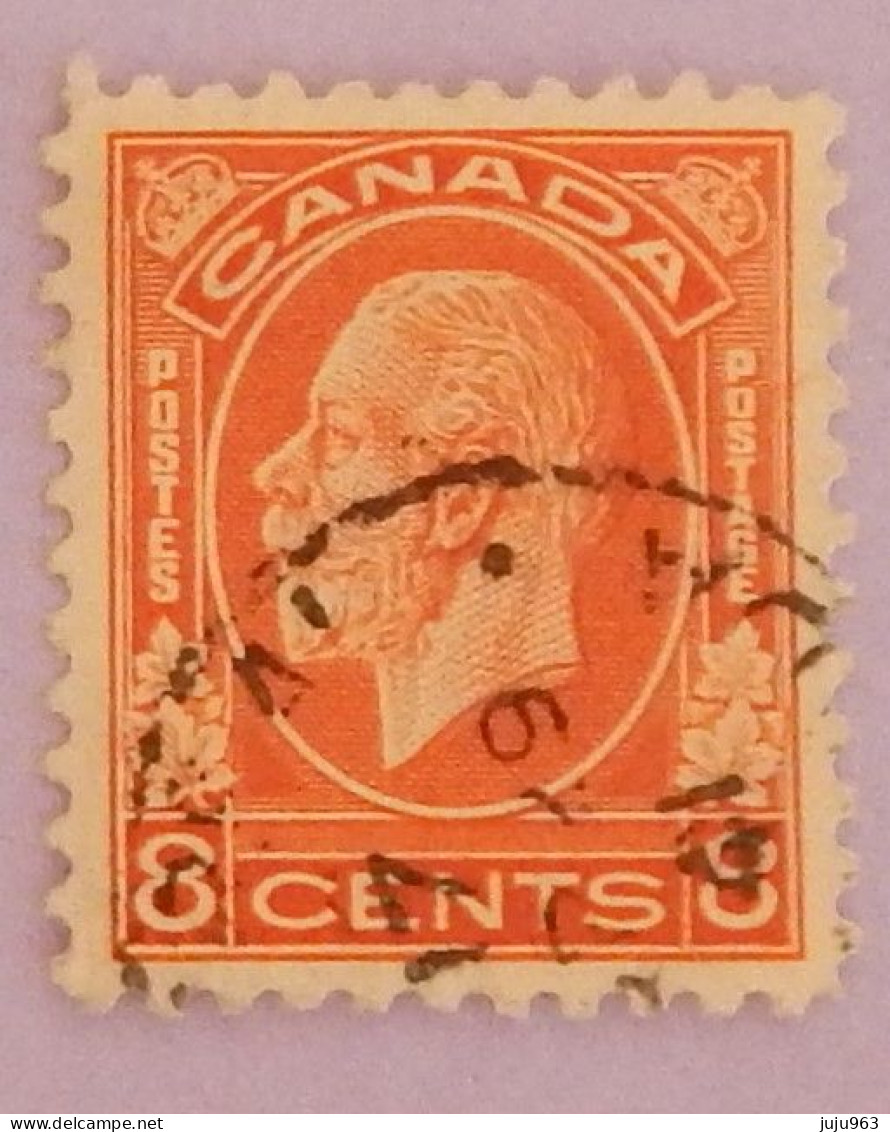 CANADA YT 166 OBLITÉRÉ "GEORGE V" ANNÉES 1932/1933 - Oblitérés