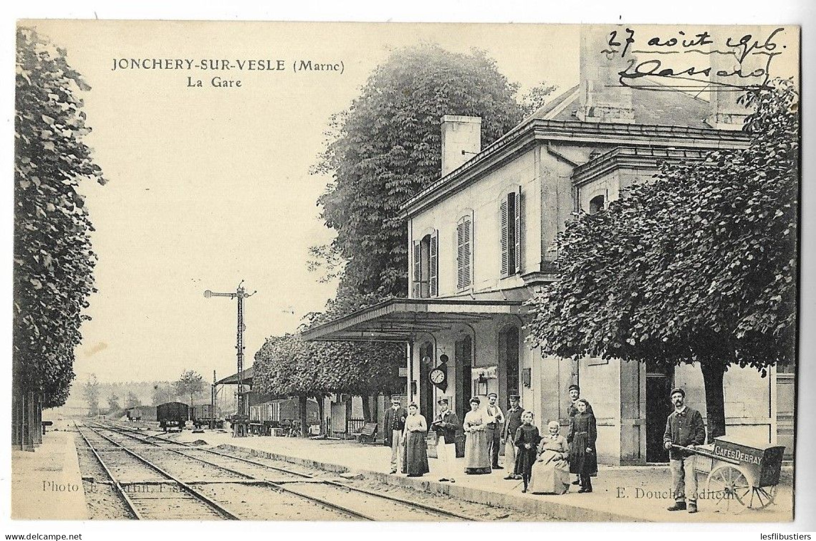 CPA 51 JONCHERY-SUR-VESLE La Gare - Jonchery-sur-Vesle