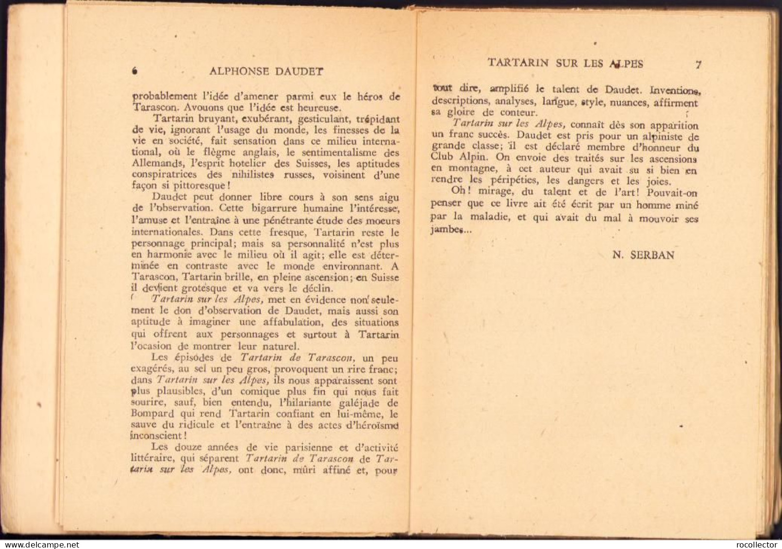 Tartarin Sur Les Alpes Par Alphonse Daudet C2161 - Libros Antiguos Y De Colección