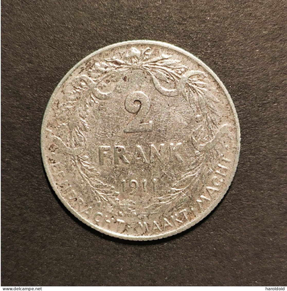 BELGIQUE - 2 FRANK 1911 ALBERT - 2 Francs