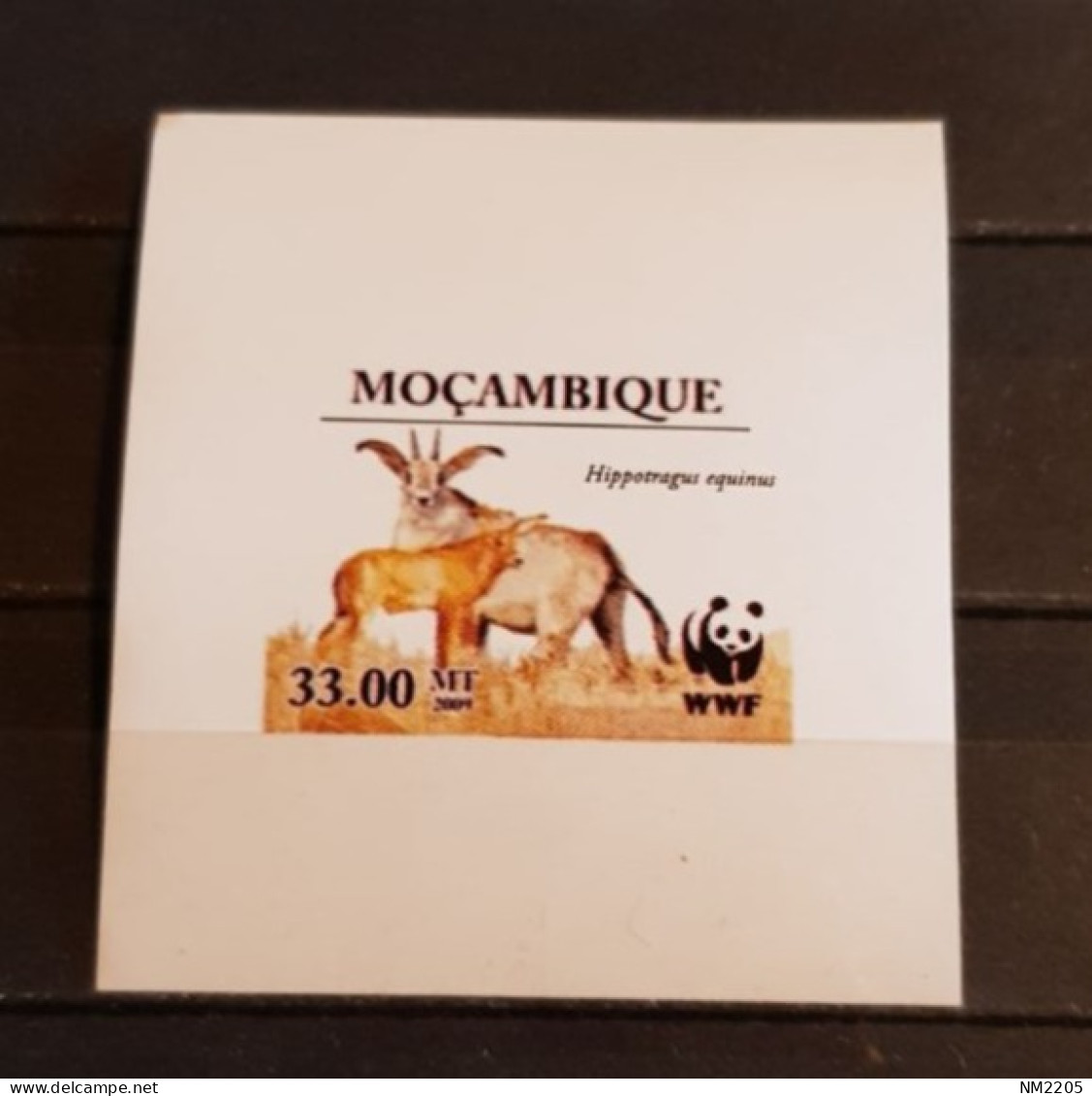 MOCAMBIQUE WWF HIPPOTRAGUS EQUINUS BLOCK IMPERFORED MNH - Ungebraucht