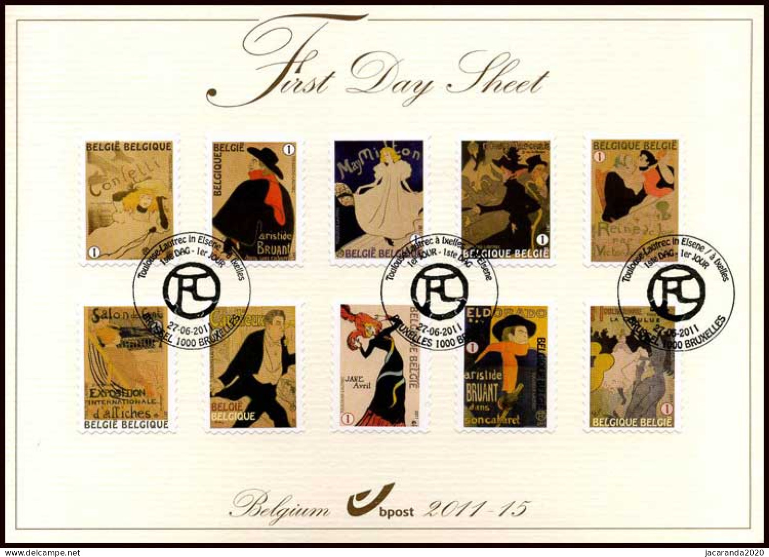 4145/54 - FDS - Henri De Toulouse Lautrec - 2011-2020