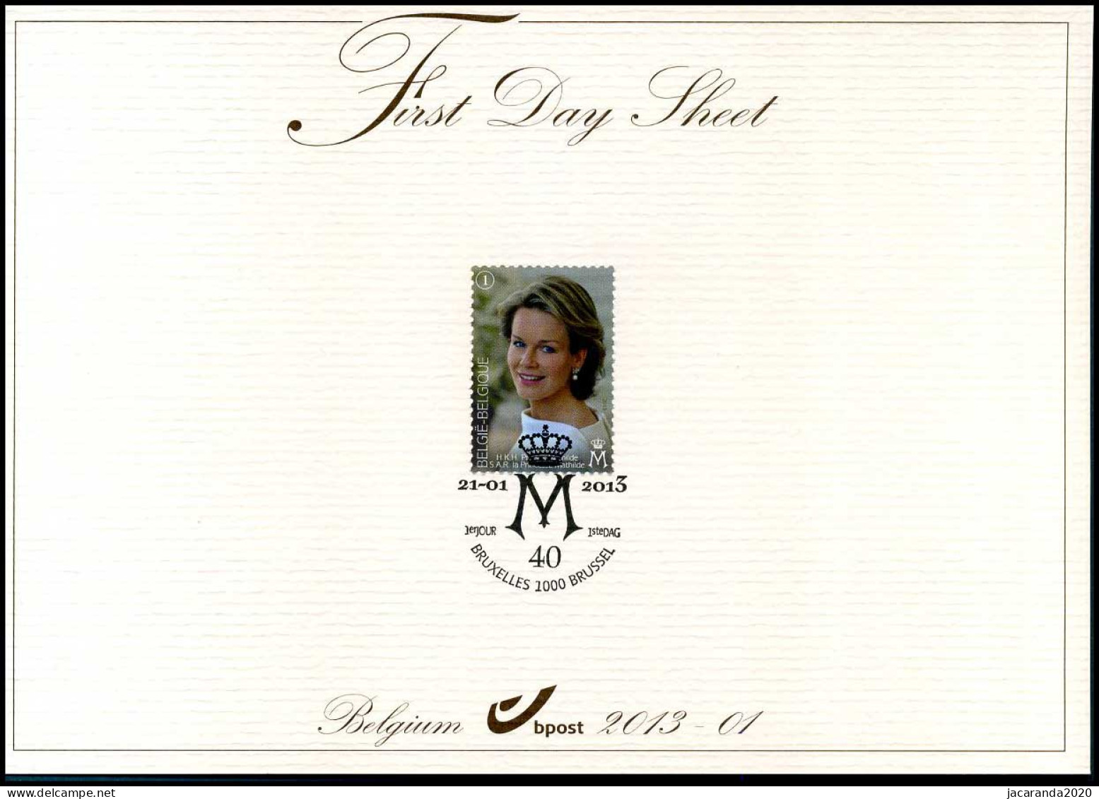 4293 - FDS -  HKH Prinses Mathilde Wordt 40 - 2011-2020