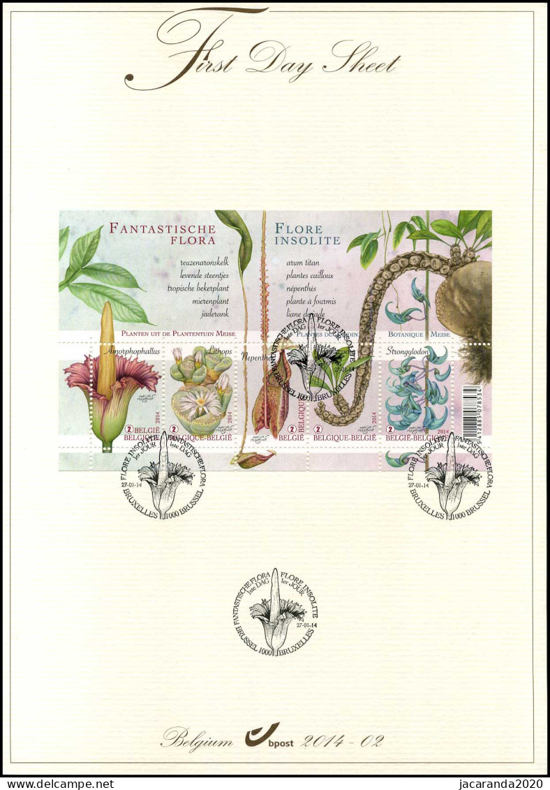 BL213 - FDS - Fantastische Flora, Bijzondere Planten Uit De Plantentuin Van Meise - S+in Clasificación