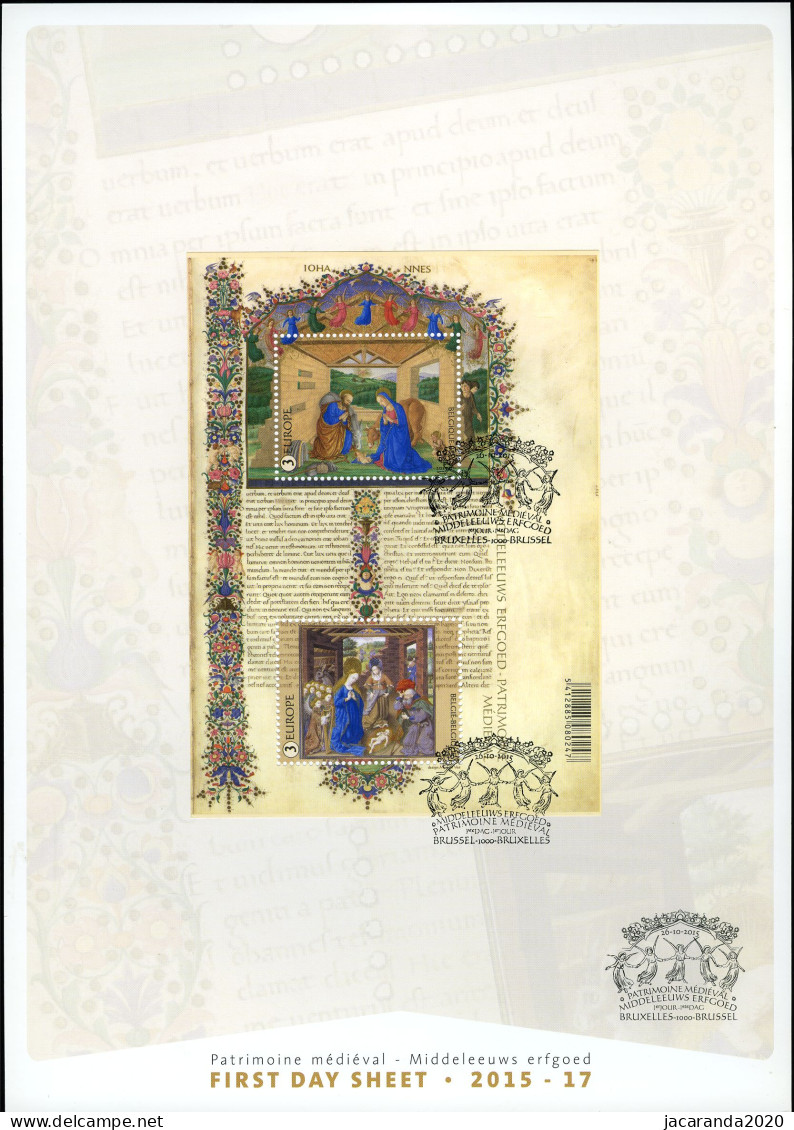 BL232 - FDS - Machtige Miniaturen  - Geboorte Van Christus - Magnifiques Enluminures - Naissance Du Christ - 2011-2020