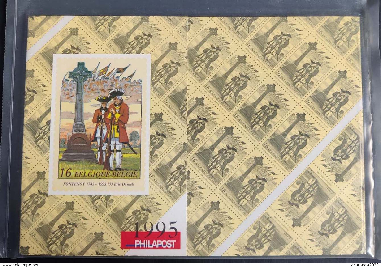 België 1995 - Jaarmap - Pochette Annuelle - Met Zwart-wit Velletje Van Europa - Originele Verpakking - Scellé - Sealed - Années Complètes