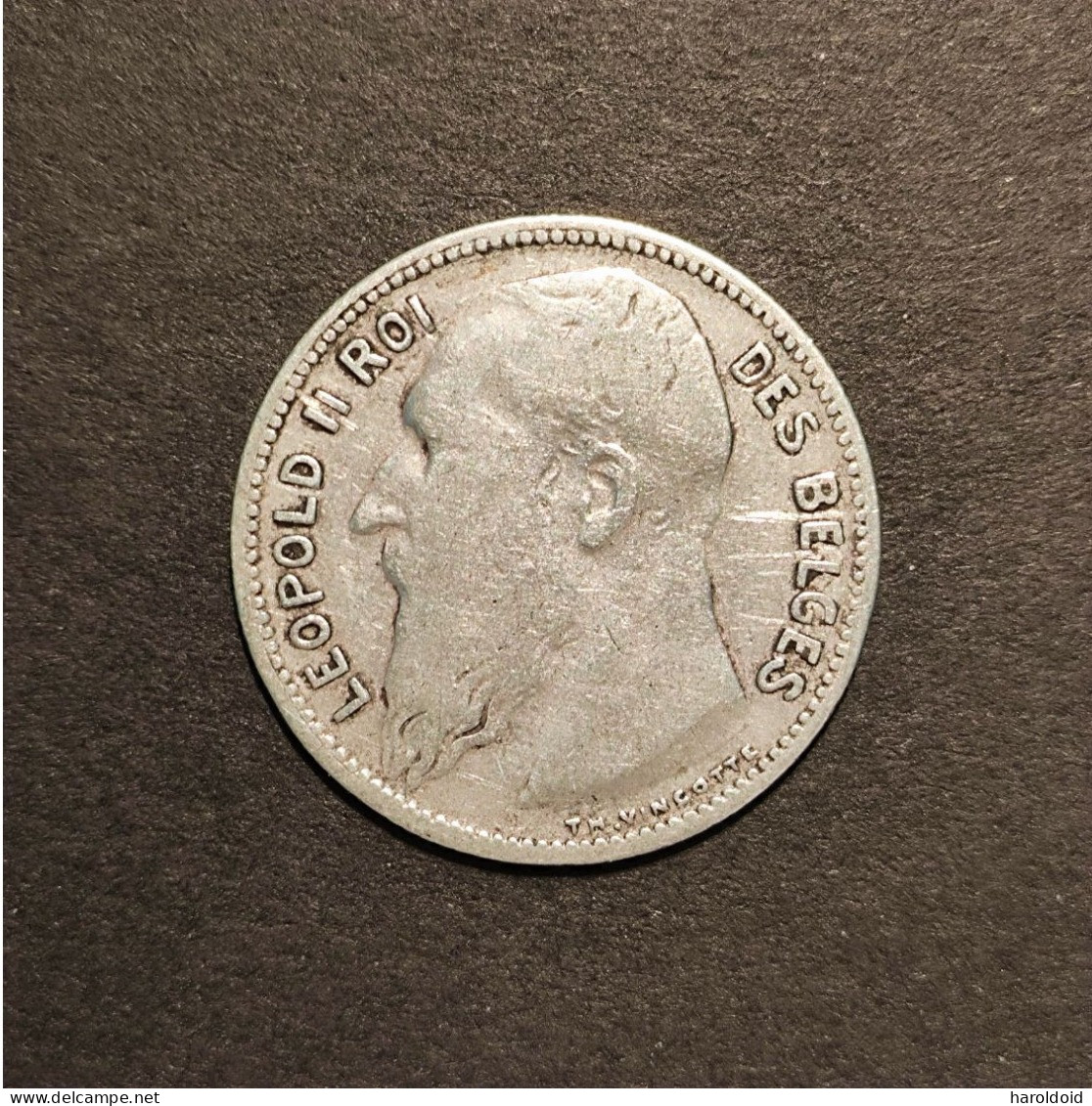 BELGIQUE - 1 FRANK LEOPOLD II 1904 - 1 Franc