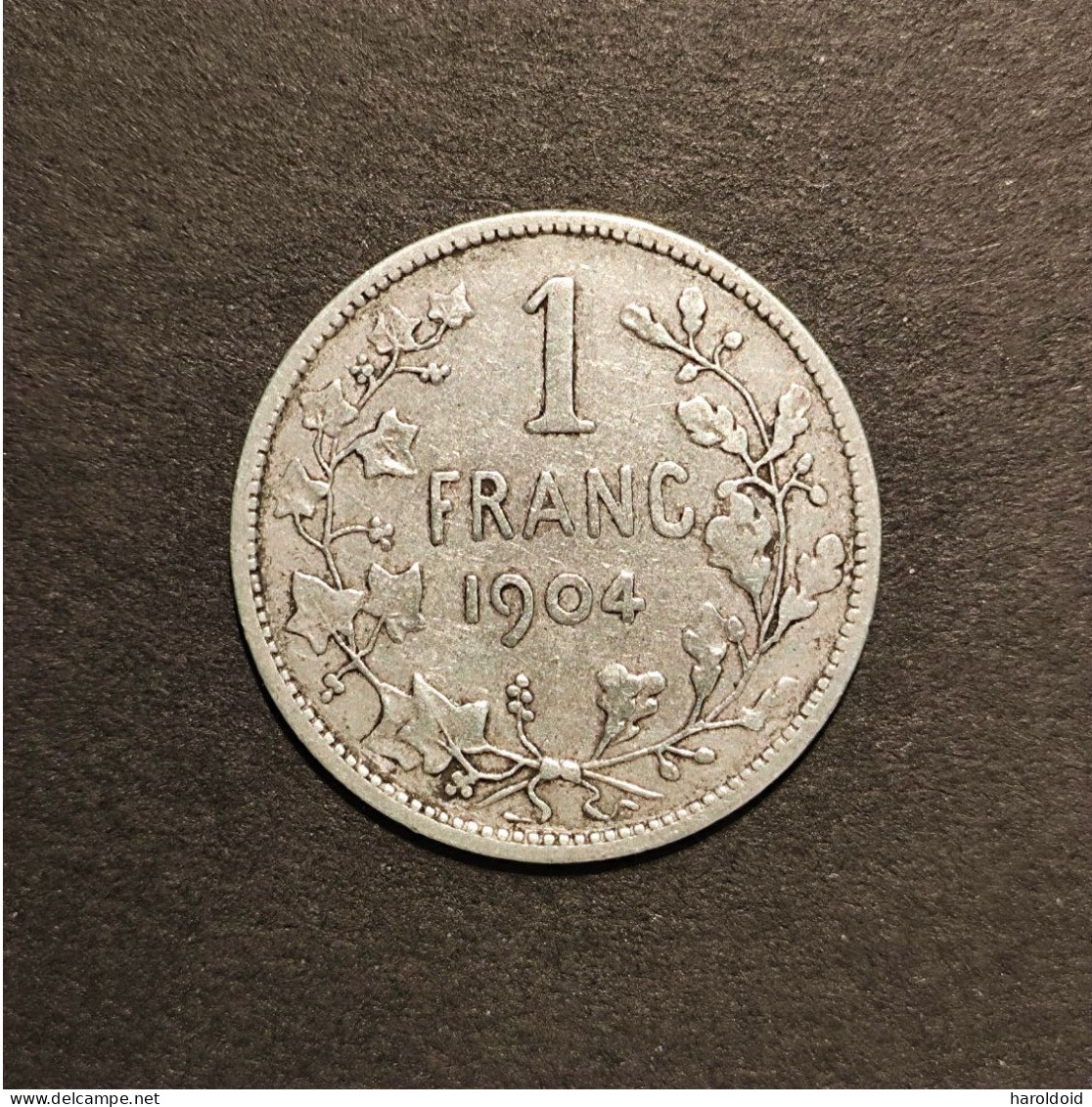 BELGIQUE - 1 FRANK LEOPOLD II 1904 - 1 Franc