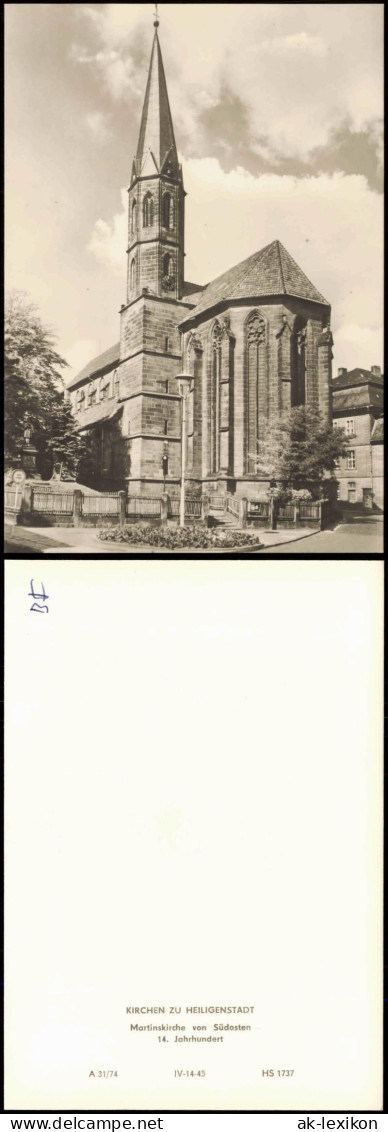 Heilbad Heiligenstadt Martinskirche Von Südosten Zur DDR-Zeit 1974 - Heiligenstadt