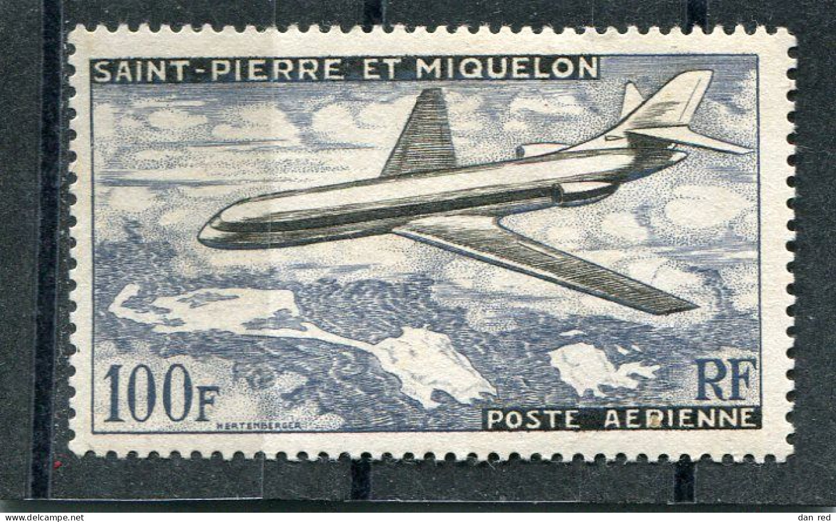 SAINT-PIERRE ET MIQUELON N° 25 * PA (Y&T) (Neuf Charnière) - Unused Stamps