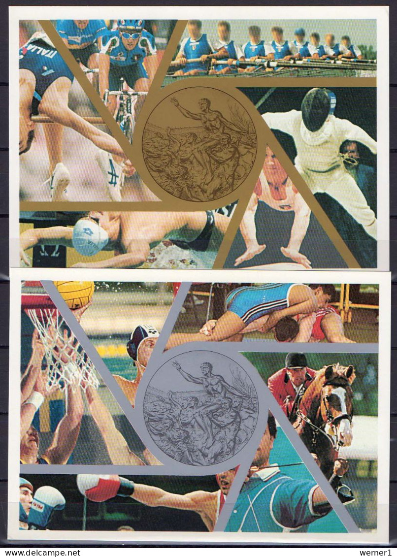 Italy 1998 Olympic Games 3 Commemorative Postcards - Sommer 2000: Sydney