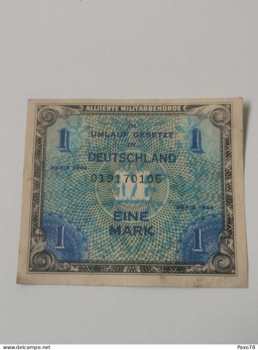 Allemagne, 1 Mark, Alliierte Militarbehorde 1944 - 1 Mark