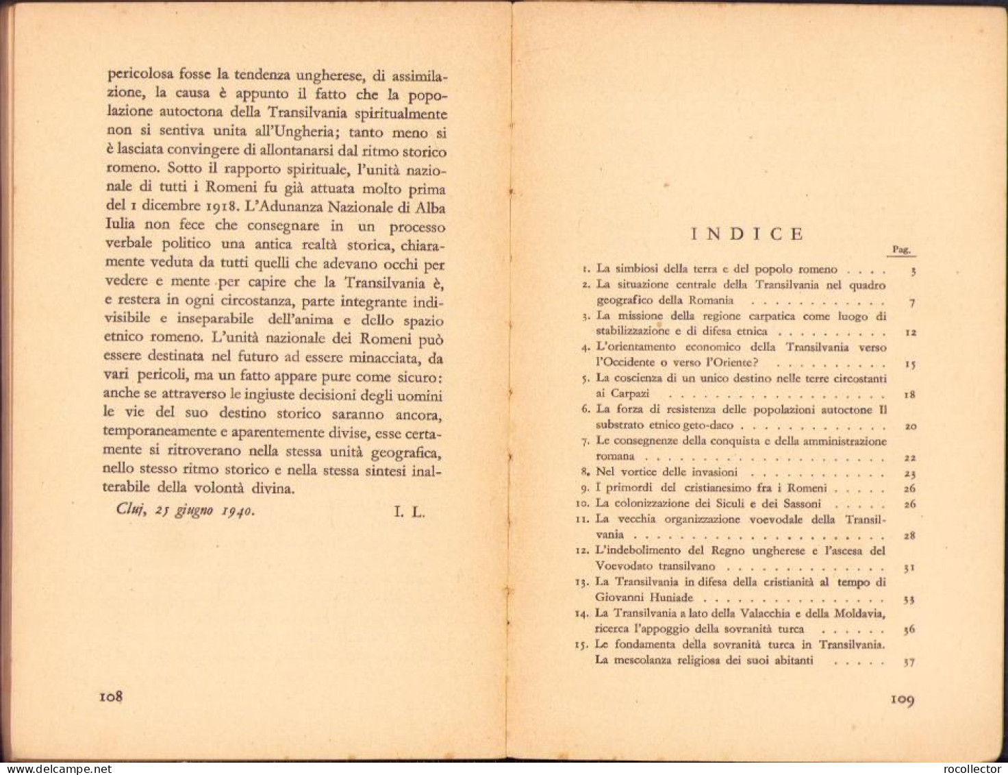 La Transilvania Nel Quadro Geografico E Nel Ritmo Storico Romeno De Ioan Lupaș, 1942, București C2010 - Libri Vecchi E Da Collezione