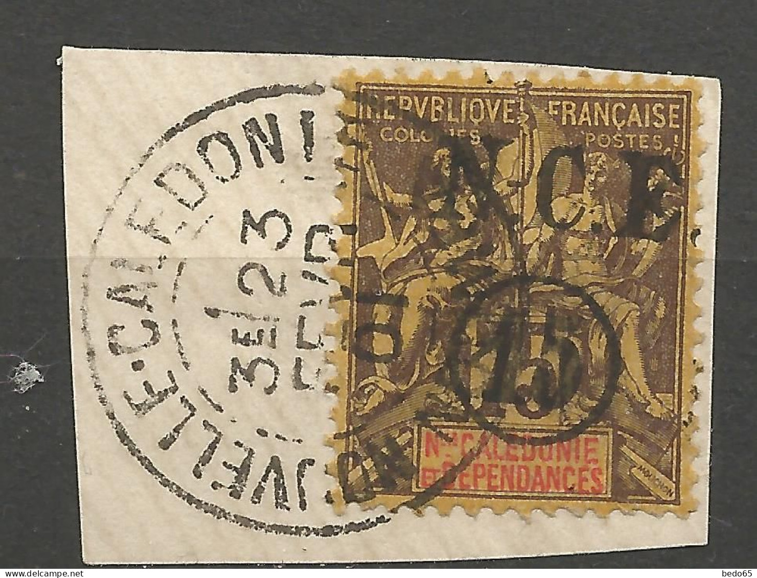 NOUVELLE-CALEDONIE N° 57 CACHET NOUMEA  / Used - Used Stamps