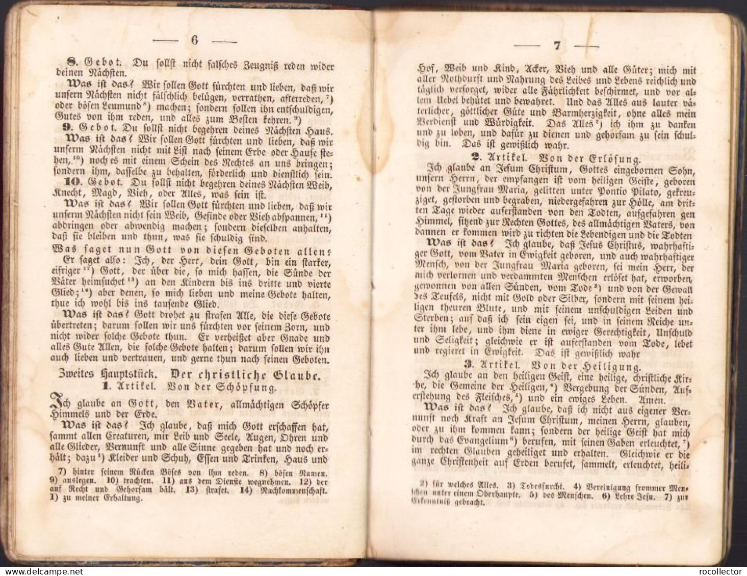 Die Hauptstucke Der Christlichen Religion Von Wilhelm Fischer, 1849, Leipzig C2003 - Old Books