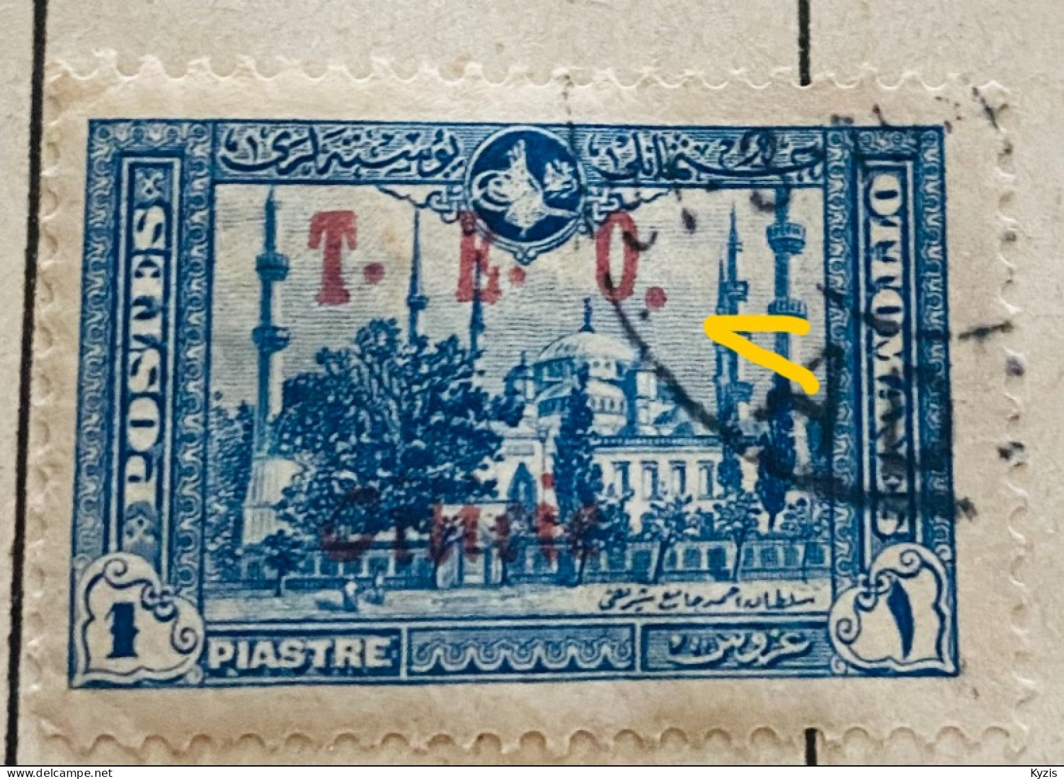 CILICIE - MICHEL 50, Occupation De La Turquie - VARIETÉ - POINT DÉCALÉ - Used Stamps