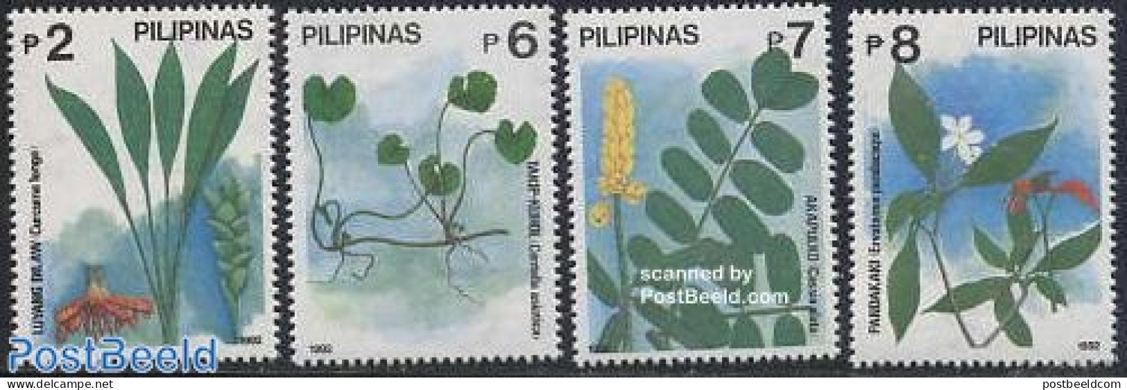 Philippines 1992 Medical Plants 4v, Mint NH, Nature - Flowers & Plants - Philippinen