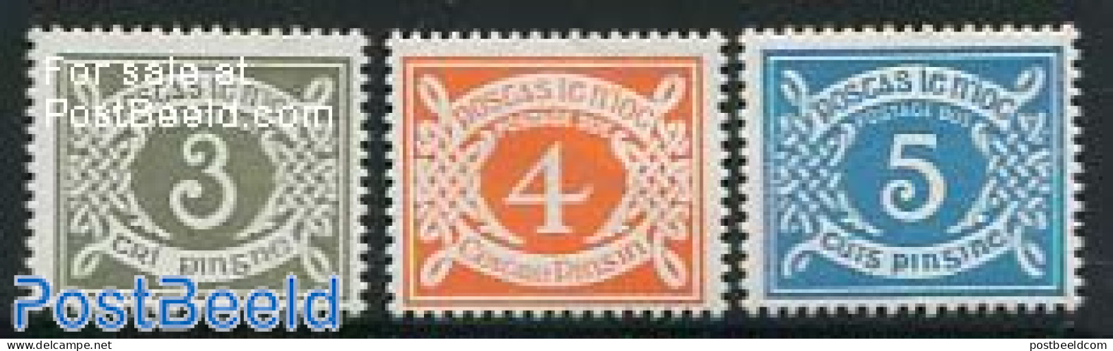 Ireland 1978 Postage Due 3v, Mint NH - Autres & Non Classés