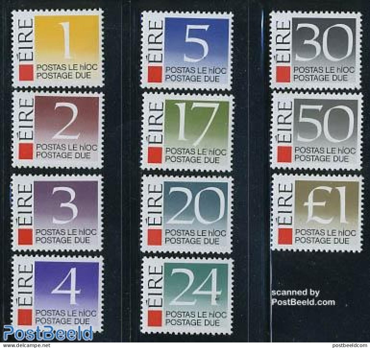 Ireland 1988 Postage Due 11v, Mint NH - Andere & Zonder Classificatie