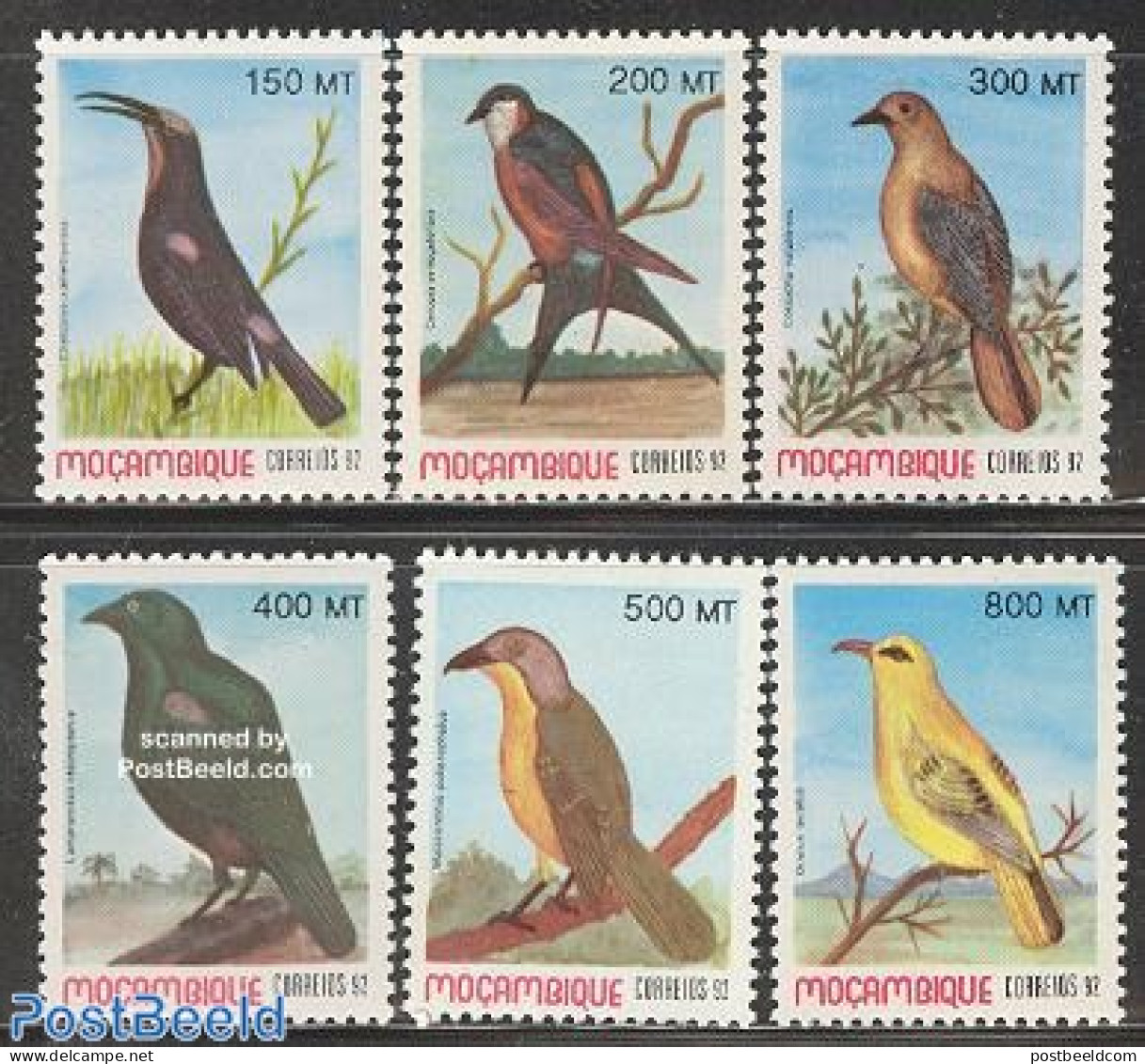 Mozambique 1992 Birds 6v, Mint NH, Nature - Birds - Mosambik