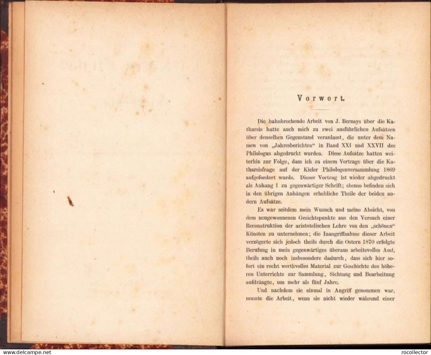 Die Kunstlehre Des Aristoteles Von A. Döring, 1876 C1920 - Libri Vecchi E Da Collezione