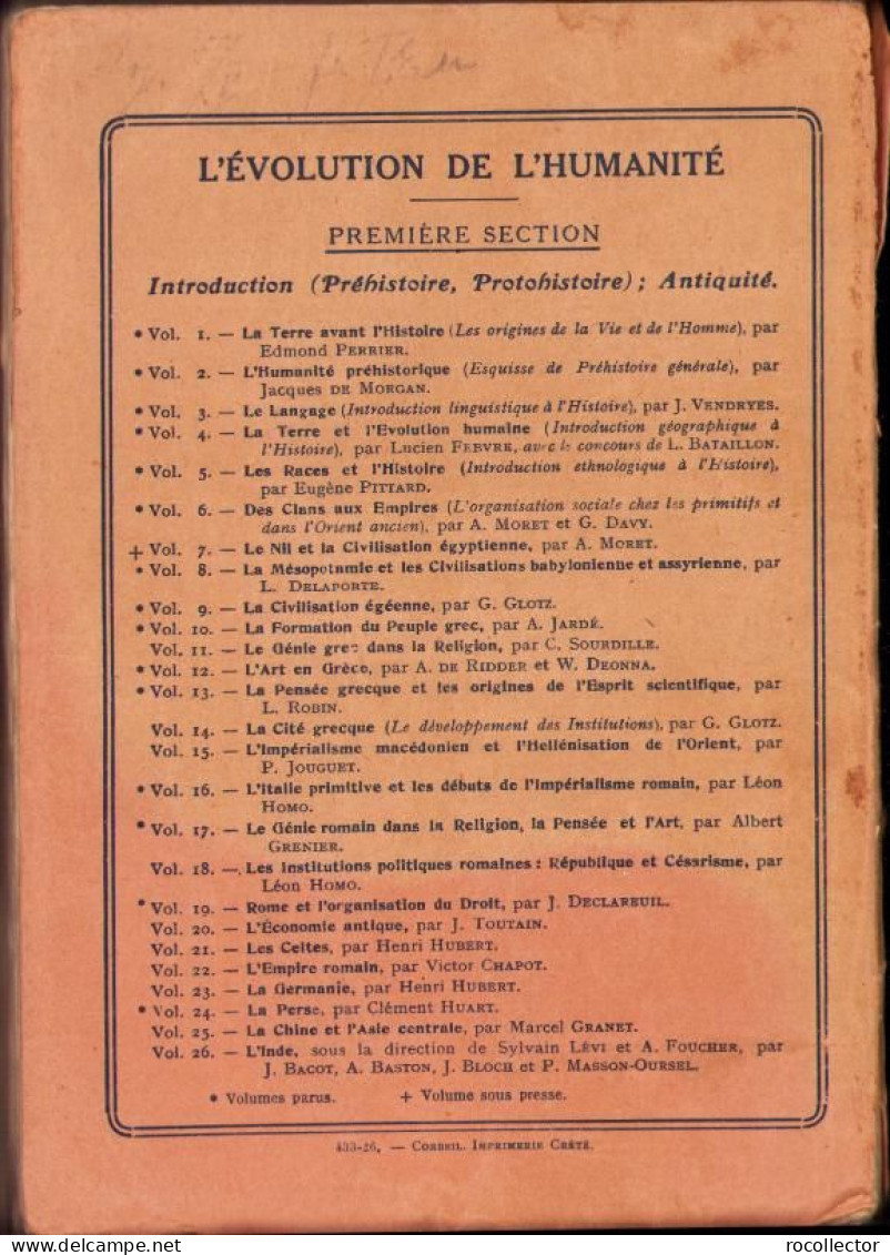 Des clans aux empires. L’organisation sociale chez les primitifs et dans l’Orient anciene 1923 C1913