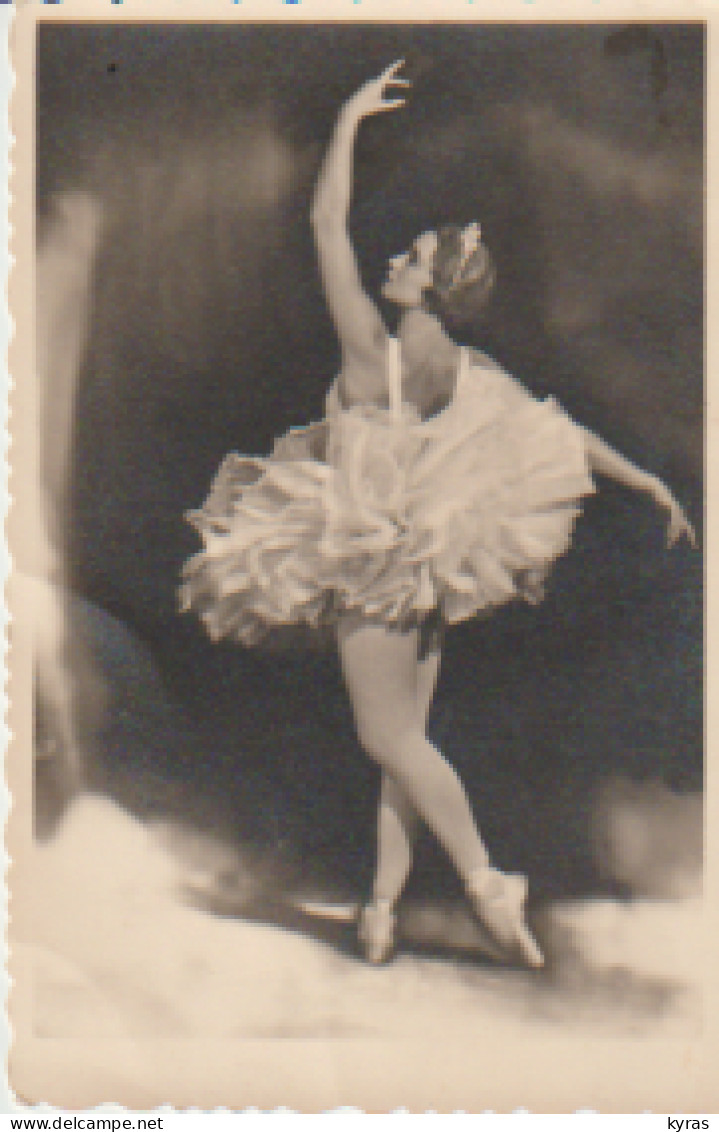 PHOTO En 9x14. Danseuse -Etoile Tatiana VETCHESLOVA  (Berecuoles) Ballets Russes 1938/40 - Persone