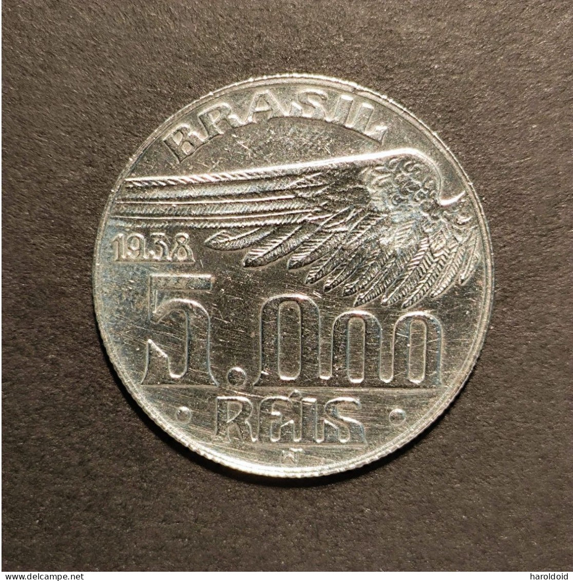 BRESIL - 5000 REIS 1938 TTB+ - Brasilien