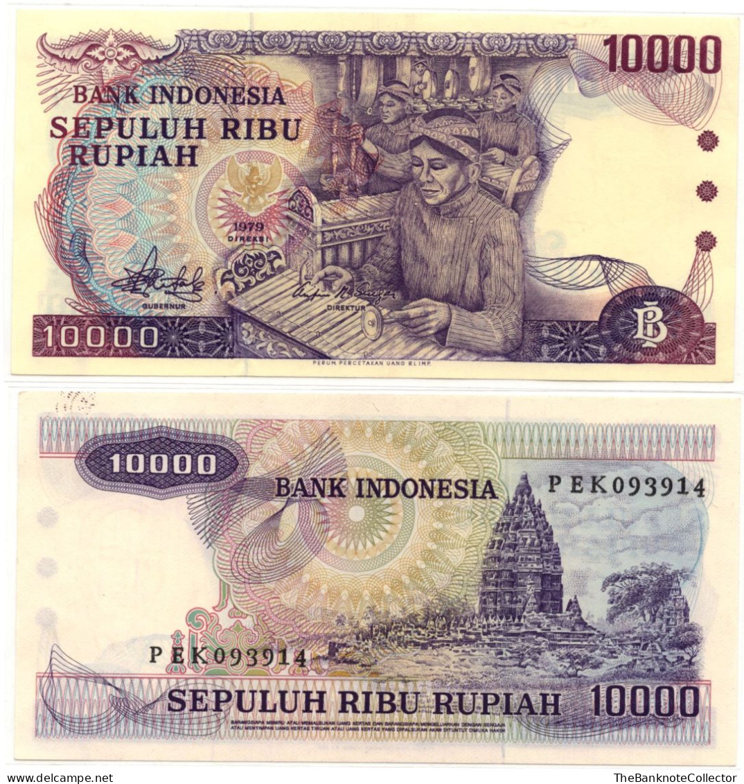 Indonesia 10000 Rupiah 1979  P-118 UNC - Indonésie