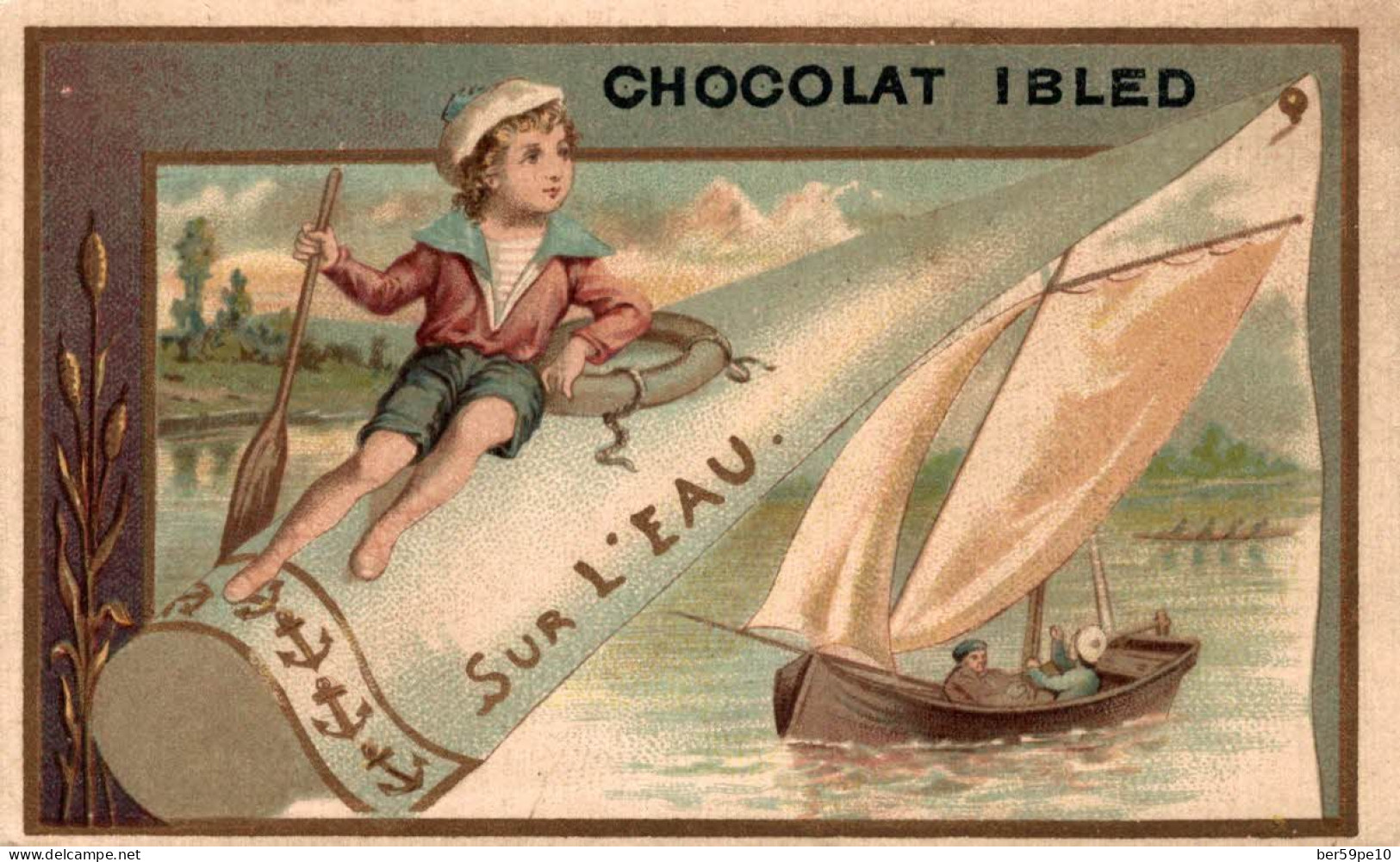 CHROMO CHOCOLAT IBLED SUR L'EAU - Ibled